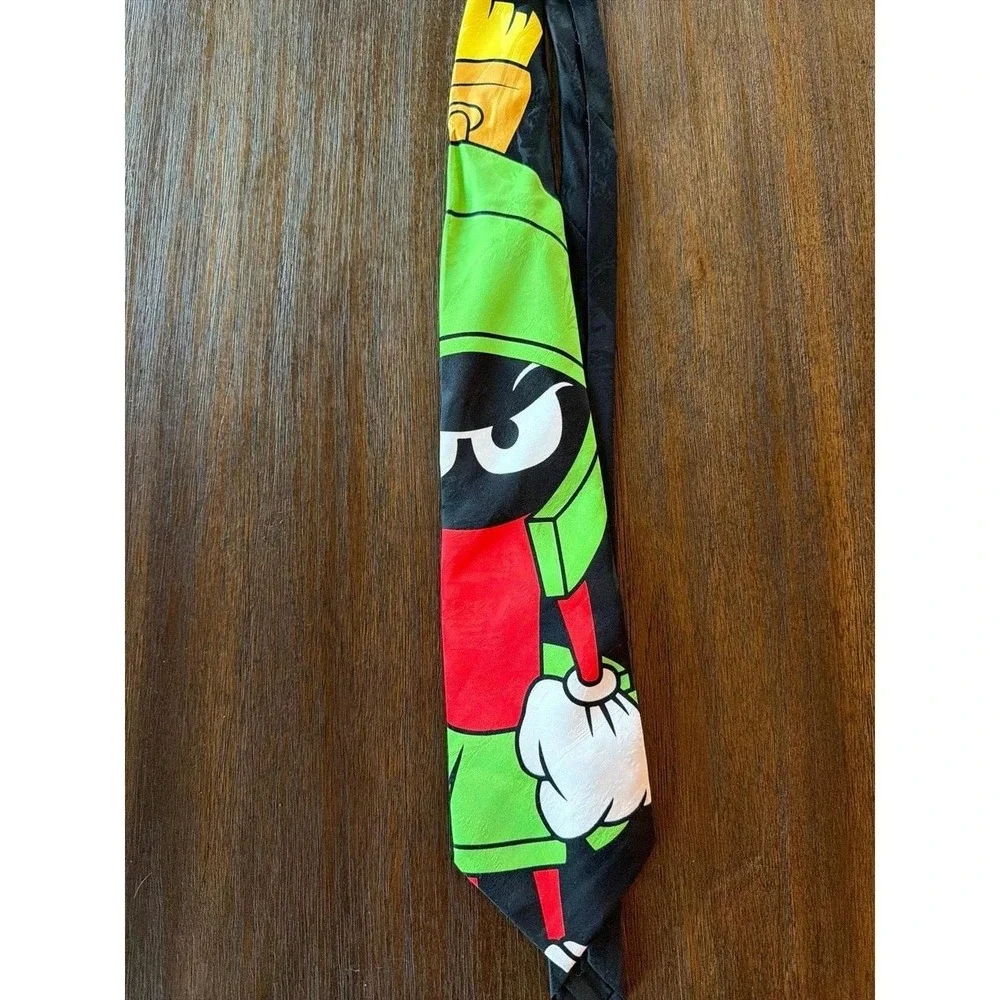 Tie Mens One Size Marvin The Martian Looney Tunes Mania 100% Polyester